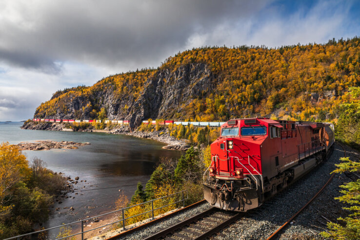 North American terminal of a leading Class I freight railway